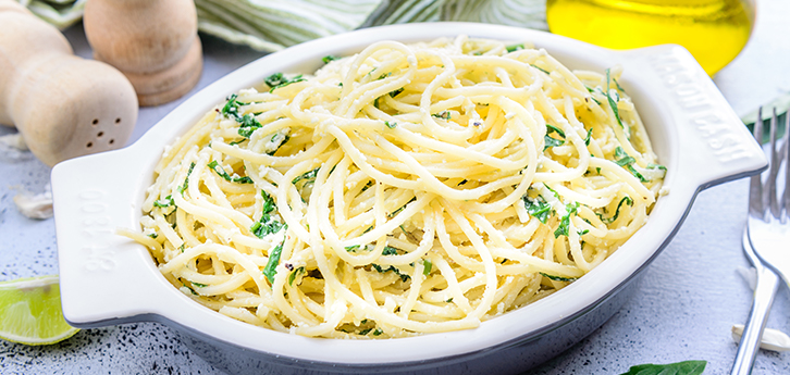 Del Monte Spinach and corn Spaghetti  Recipe